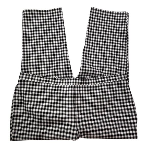 Isaac Mizrahi Live Womens Plus 24W Gingham Stretch Elastic Waist Pull-On Pants - Picture 15 of 16